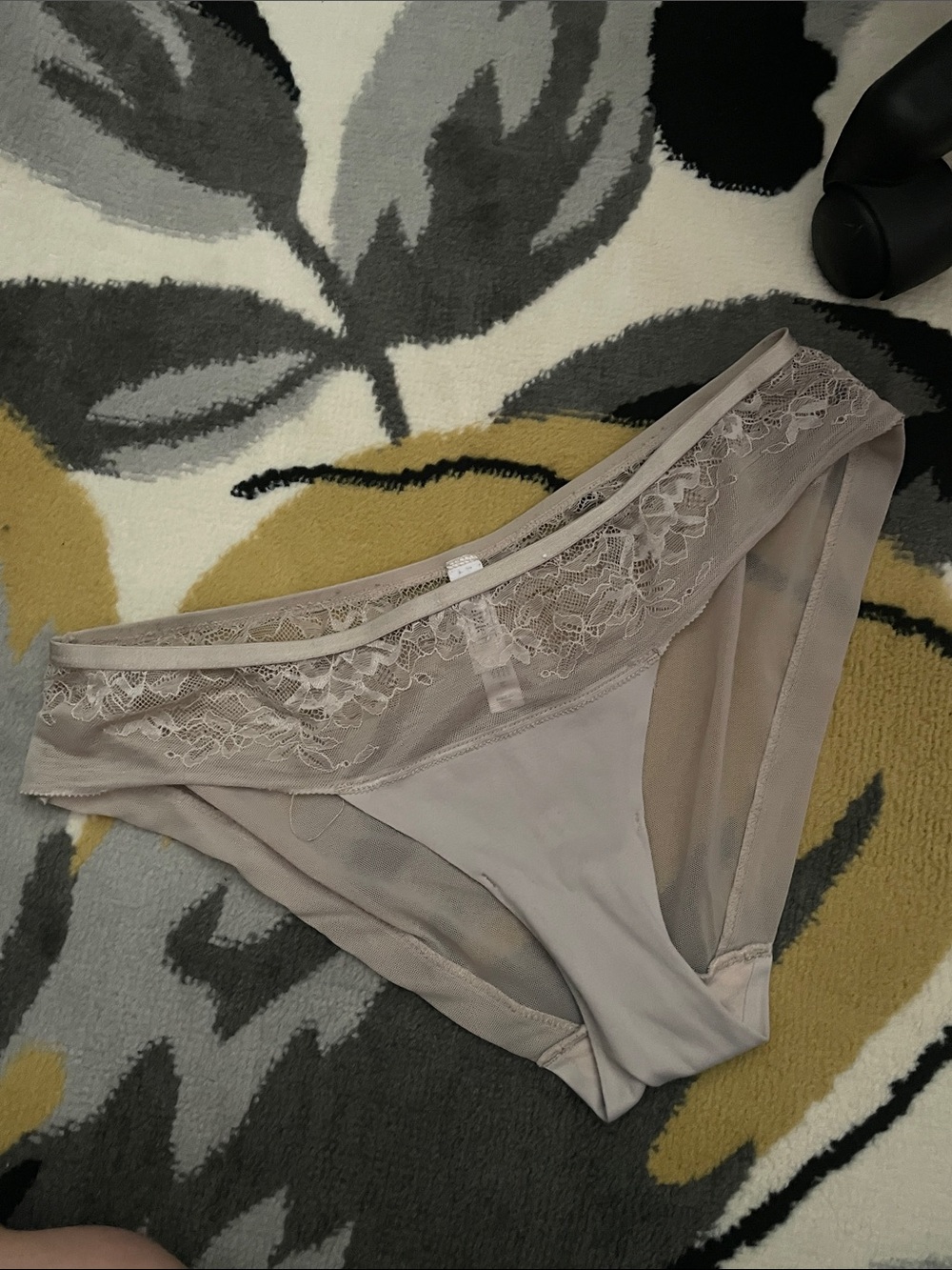 Auden Lace-Trim Panty in light Taupey Beige